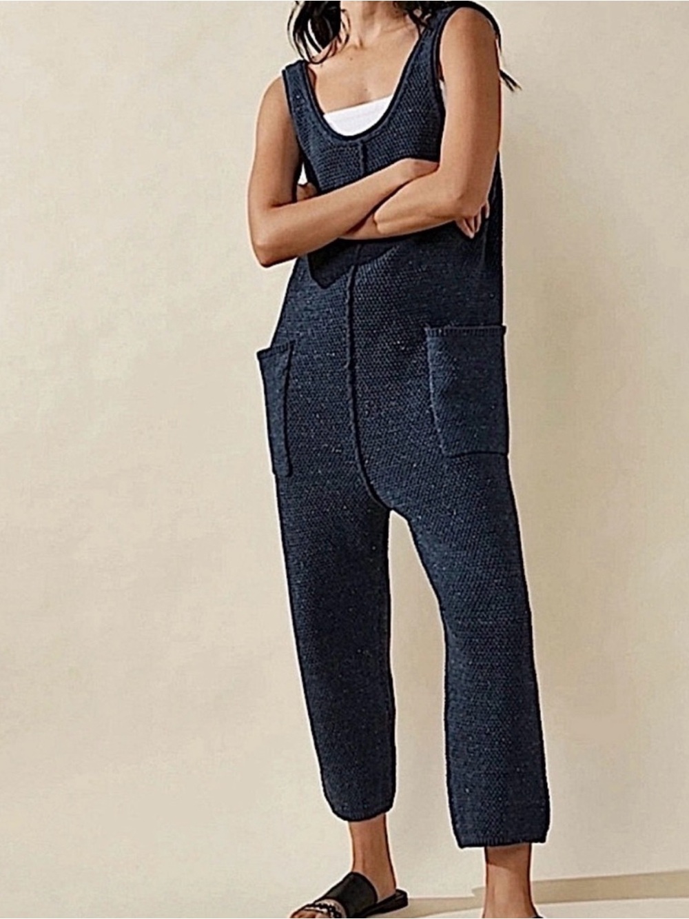 Free People Hailee Knit One-Piece Sweater Jumper, NEW